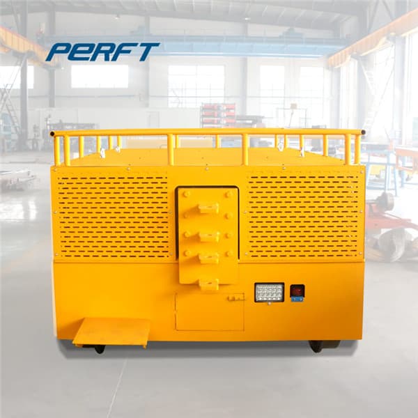 Industrial Electric Flat Cart For Foundry Parts